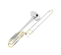 Trombón tenor en B Flat Music Lover Alto Trombón Latón Bb Tone B Flat Instrumento plano (tipo 3)