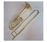 Trombón Tenor Tono Sib/Fa Latón Amarillo Laca Dorada Trombón Tipo Performance Con Estuche Trombón Para Principiantes