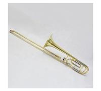 Trombón Tono Bb/F Trombón Tenor De Cuerpo Lacado En Oro Latón Con Cubierta De Tela Caja De Espuma Trombón Para Principiantes