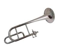 trombón Trombón De Instrumentos Musicales Laca De Latón Amarillo Con Estuche Boquilla Trombón Alto Eb(Nickel plated)