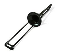 Trombón Trombón Tenor Amarillo En Si Bemol Plástico Negro Para Principiantes Y Exámenes De Grado.(Black)