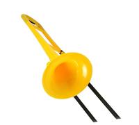 Trombón Trombón Tenor Amarillo En Si Bemol Plástico Negro Para Principiantes Y Exámenes De Grado.(Yellow)
