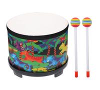 Trommelspielzeug Kinder - Sicheres Instrument Für Kinder | Musikalische Früherziehung Spielzeug | 8 Zoll Schlaginstrument Musiktrommel | Holztrommel Für Vorschulkinder Mit 2 Schlägeln Weihnachten