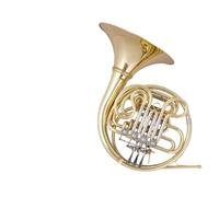Trompa Dorada El Diseño De Doble Del Instrumento De Trompa En Clave Si/fa Es Adecuado Para Que Los Principiantes Practiquen(Double Row)