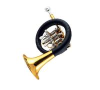 Trompa Dorada La Trompa En Si Bemol Es Adecuada Para Que Los Principiantes Practiquen Tocar Instrumentos(B flat key)