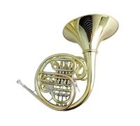 Trompa Francesa BB Single French Horn Amante De La Música Afinación F Bb Trompa Doble Instrumentos Musicales 4 Válvulas Campana Dividida Con Estuche