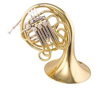 Trompa Francesa BB Single French Horn Instrumento De Trompa Francesa Melodía F Cuatro Teclas Simple Doble Nivel De Interpretación Profesional Para Principiantes(A double row)