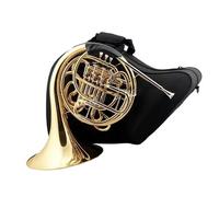 Trompa Francesa BB Single French Horn Instrumento Musical De Latón Francés De 4 Llaves Afinación En Fa Y Sib Con Estuche