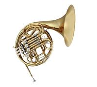 Trompa Francesa BB Single French Horn Prueba De Rendimiento Del Instrumento De Trompa Francesa En Tono Si Bemol A Fa Lacado En Latón Dorado