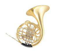 Trompa Francesa BB Single French Horn Trompa De Doble En Fa Bemol Con Llave En Si Lacada En Níquel Dorado Y Cobre Blanco Con Cambiador De Tono