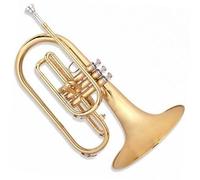 Trompa Francesa BB Single French Horn Trompa De Marcha Con Cuerpo De Latón Y Llave B Lacada En Oro