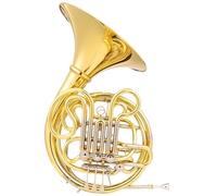 Trompa Francesa BB Single French Horn Trompa De Tres Y Cuatro Llaves Simple Y Doble Afinación En Si Bemol Y Fa Instrumento De Viento Metal Profesional(D)
