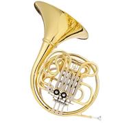Trompa Francesa BB Single French Horn Trompa De Tres Y Cuatro Llaves Simple Y Doble Afinación En Si Bemol Y Fa Instrumento De Viento Metal Profesional(C)