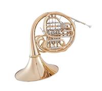 Trompa Francesa BB Single French Horn Trompa Doble De 4 Teclas Afinación En Sib Afinación En Fa Color Latón Dorado Instrumento Musical