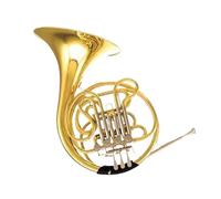Trompa Francesa BB Single French Horn Trompa Doble Profesional En F Bb Con Laca Dorada Y 4 Llaves