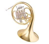 Trompa Francesa BB Single French Horn Trompa Francesa Afinación En F Cuatro Teclas Simple Y Doble Instrumento De Viento Metal De Rendimiento Profesional(B single row)