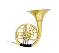Trompa Francesa BB Single French Horn Trompa Francesa De 3 Teclas Instrumento De Viento Metal En Sib Con Acabado Dorado Y División