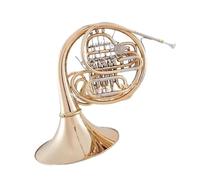 Trompa Francesa BB Single French Horn Trompa Francesa Doble De 4 Teclas Tono Sib Tono Fa Latón Color Dorado Instrumento Musical Profesional Con Estuche