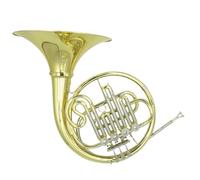 Trompa Francesa BB Single French Horn Trompa Francesa Doble Para Principiantes Material De Latón Amarillo Profesional Campana Golpeada 4 Unidades Si Bemol