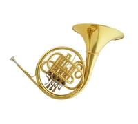 Trompa Francesa BB Single French Horn Trompa Francesa Dorada De Nivel Profesional De 4 Teclas Con Llave En Si Bemol Simple