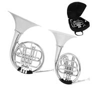 Trompa Francesa BB Single French Horn Trompa Francesa Plateada De 3 Llaves Y Doble Dividida En Sib Para Principiantes Instrumento Musical De Metal