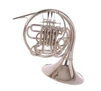 Trompa Francesa BB Single French Horn Trompa Francesa Profesional Cuatro Teclas Afinación B Tono De Afinación F Niquelado Instrumento Musical Fácil De Tocar
