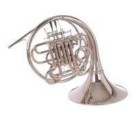 Trompa Francesa BB Single French Horn Trompa Francesa Profesional De Cuatro Teclas Afinación B Tono F Niquelado Instrumento Musical Con Estuche