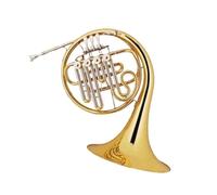 Trompa Francesa BB Single French Horn Trompa Francesa Simple De 4 Llaves Tono Bb Lacada En Oro Campana De Latón Amarillo Rotatoria Cuatro
