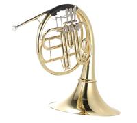 Trompa Francesa BB Single French Horn Trompa Francesa Simple En Sib 3 Llaves Latón Lacado En Oro Instrumento De Viento Con Estuche De Transporte