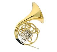 Trompa Francesa De Cuatro Teclas Doble Bocina Lacada Trompa F/Bb Tune Band Instrumento De Puesta En Escena