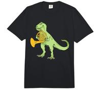 Trompa Francesa Dinosaurio Niños Música Cuerno Francés Comfort Colors Adult Heavyweight T-Shirt
