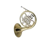 Trompa francesa Trompa francesa de 4 llaves en Si bemol instrumento musical de metal con estuche