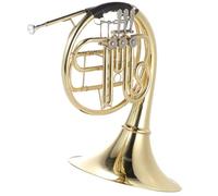 Trompa francesa Trompa francesa simple en Si bemol latón laca dorada dividida