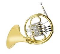 Trompa Individual Profesional De Grado Si Bemol De 4 Teclas De Una Hilera De Latón Lacado En Oro Con Caja De Almacenamiento kit de trompa francesa