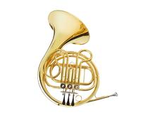 Trompa Lacada En Oro Llave F Tres Llaves Una Sola Trompa Principiantes