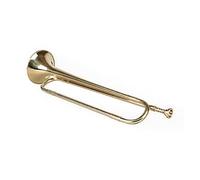 Trompeta B Flat/C, instrumento de latón chapado en oro, corneta profesional para banda y orquesta con tono brillante, trompeta juvenil y principiante (dorado) (bemol - dorado)