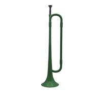 Trompeta Bb ABS Plástico Jóvenes Pioneros Bugle Call Estudiante Cuerno Chico Principiante Para El Rendimiento De Instrumentos Musicales De Latón (Color : Green)