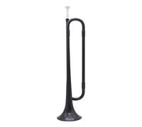 Trompeta Bb ABS Plástico Jóvenes Pioneros Bugle Call Estudiante Cuerno Chico Principiante Para El Rendimiento De Instrumentos Musicales De Latón (Color : Black)