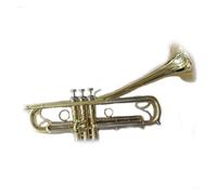 Trompeta Bb De Calidad, Instrumentos Musicales De Trompeta Profesional Chapada En Plata Y Latón Plano Con Funda De Cuero