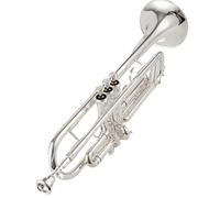 Trompeta Bb En Latón En Si Bemol Bañada En Plata Instrumentos Musicales Profesionales Con Estuche De Cuero
