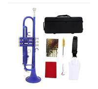 Trompeta Bb Instrumento De Latón Plano Trompeta De Cuerno De Gran Calibre Con Caja Boquilla Accesorios Para Instrumentos Musicales (Color : 05)