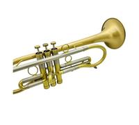 Trompeta Bb Instrumentos De Latón De Material De Cobre Dorado Avanzado Con Boquilla De Estuche