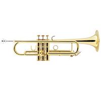 Trompeta Bb Lechgold TR-18L lacada - Trompeta en Bb con barniz transparente - Latón - Campana Ø: 124 mm - Válvulas de acero inoxidable - Diámetro ML: 11,68 mm - Incluye estuche ligero