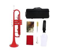 Trompeta Bb Plana Profesional, Instrumento Musical De Latón, Exquisita Y Duradera, Boquilla De Trompete, Accesorios
