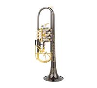 Trompeta Bb Válvula Rotativa Tipo B Llave Plana De Latón Trompeta Profesional Instrumentos Musicales
