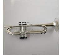 Trompeta Cepillo Plata Profesional Bb Key Trompeta Water Key Trompete