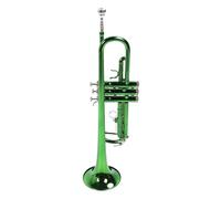 Trompeta de 3 Tonos, Juego de Trompeta Estndar Bb Key Musical de 3 Tonos con Estuche de Transporte para Banda de Interpretacin para Principiantes