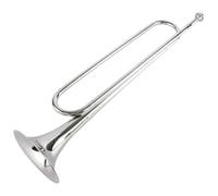 Trompeta De Llamada De Corneta Plana Retro, Cuerno De Caballería, Instrumento Musical De Latón, Cuerno Juvenil Con Boquilla Para Banda Escolar, Orquesta De Caballería