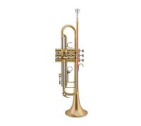 trompeta estándar Trompeta trinote Sib Si instrumento de trompeta de banda de viento plano