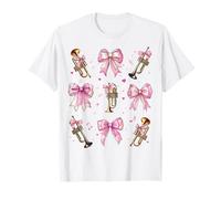 Trompeta Instrumento Chica Trompeta Coqueta Arco Rosa Mamá Camiseta